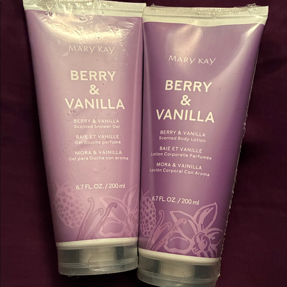 Mary Kay Berry & Vanilla Scented Body Wash Set - Lavender